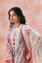 Unstitched Embroidered 3 Piece Lawn Suit