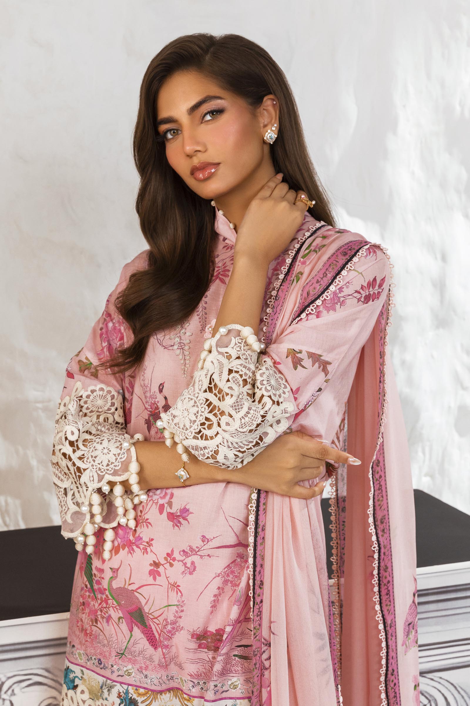Unstitched 3 Piece Lawn Suit