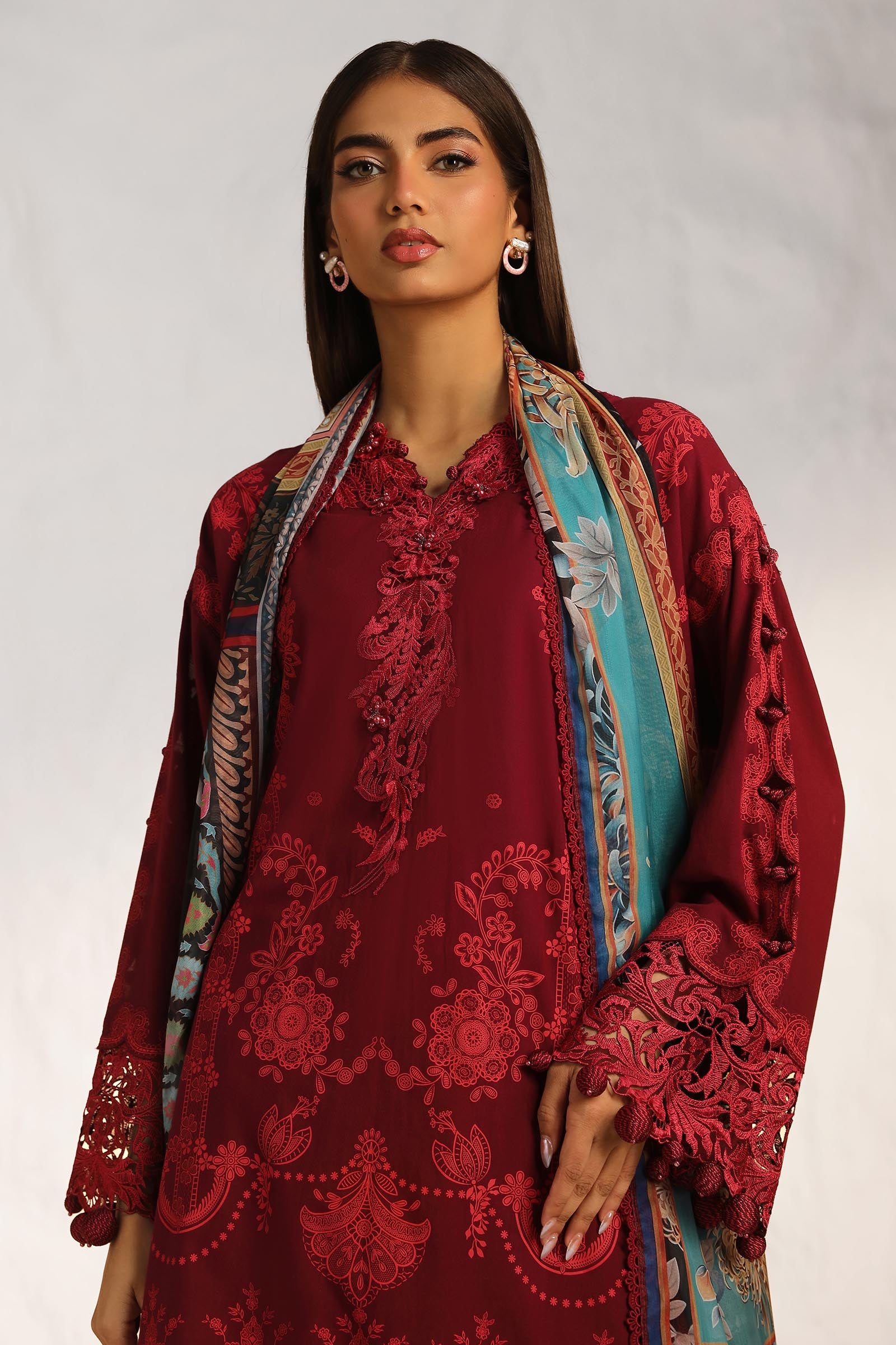 Unstitched 3 Piece Lawn Suit