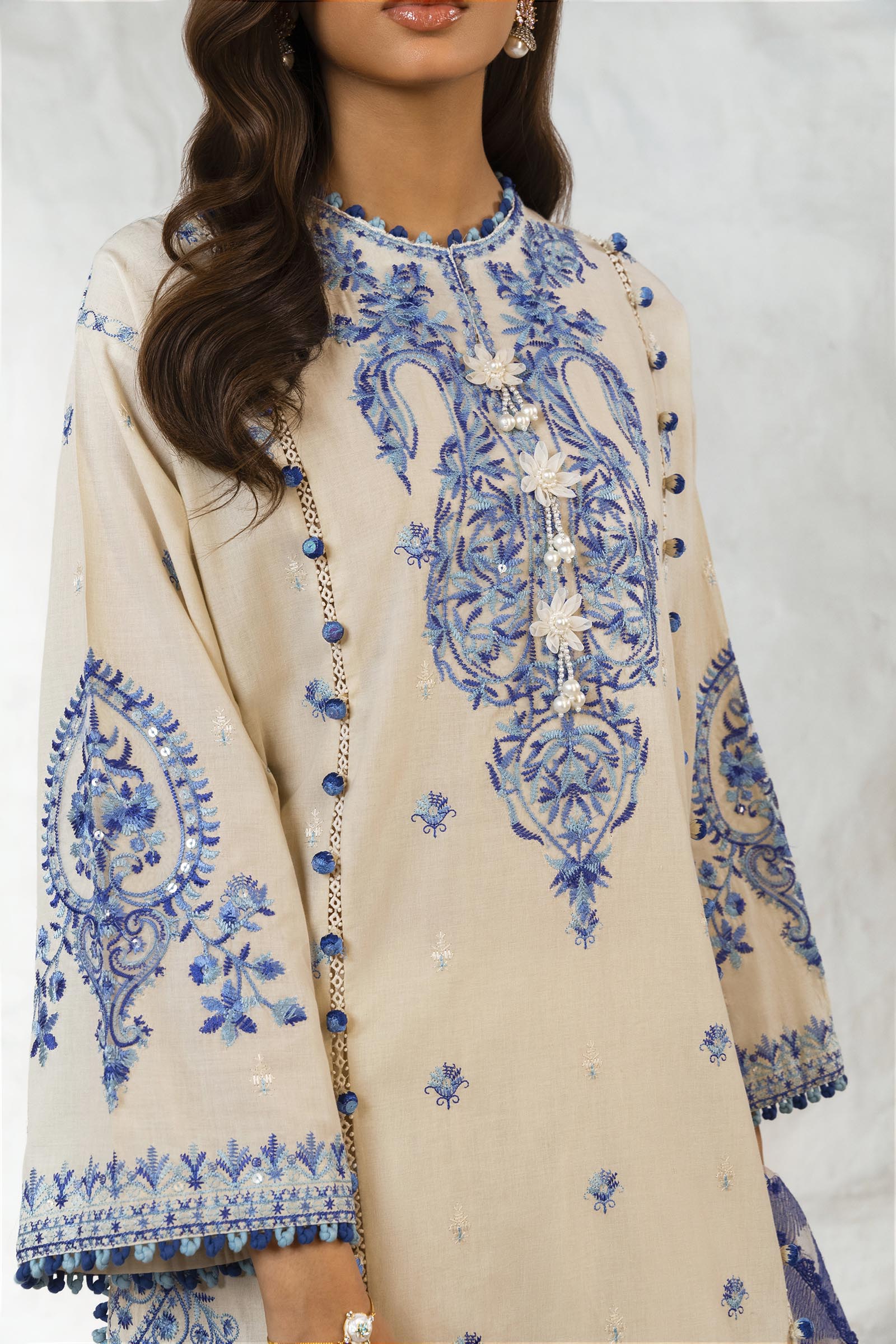 Unstitched 3 Piece Lawn Suit