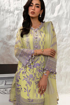 Unstitched 3 Piece Woven Net Suit