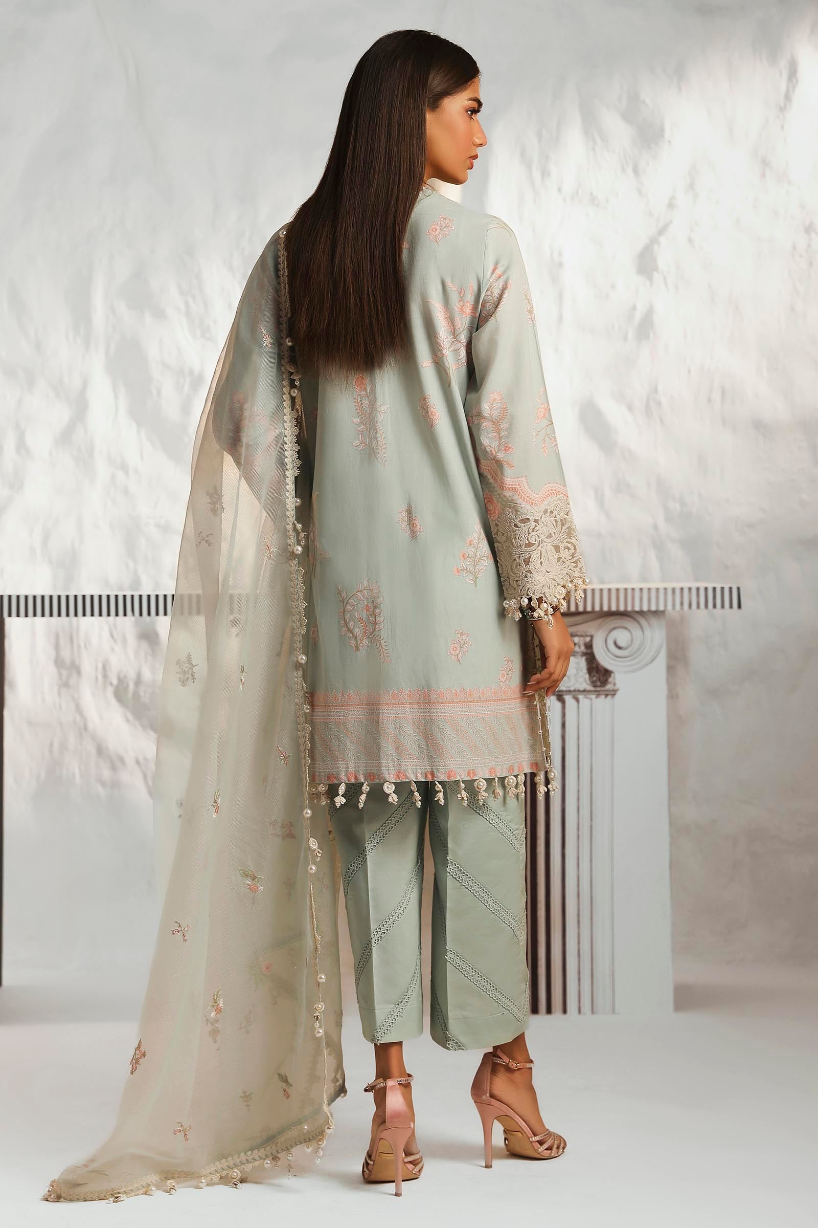 Unstitched 3 Piece Lawn Suit