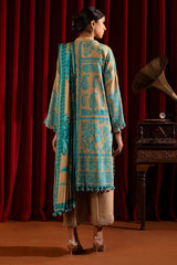 Unstitched Winter Slub 3 Piece Suit