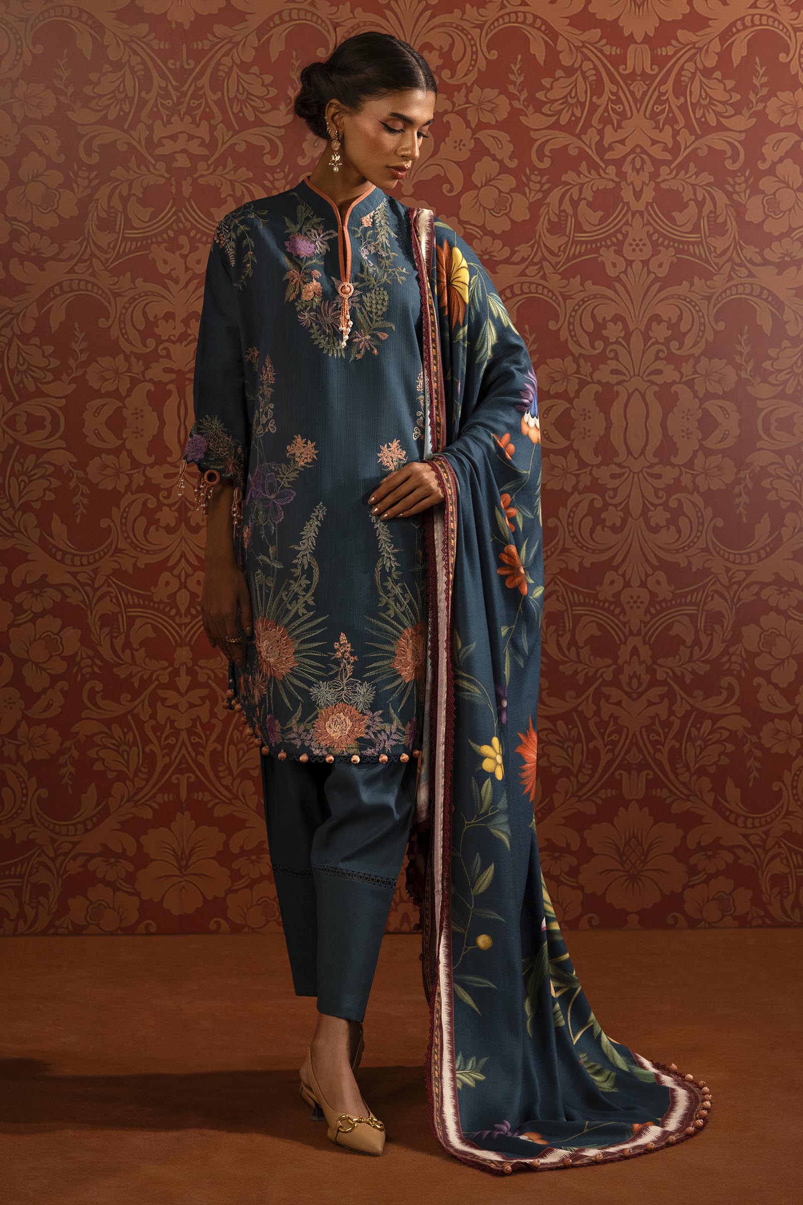 Unstitched 3 Piece Slub Suit