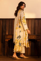 Unstitched 3 Piece Slub  Suit