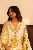 Unstitched 3 Piece Slub  Suit