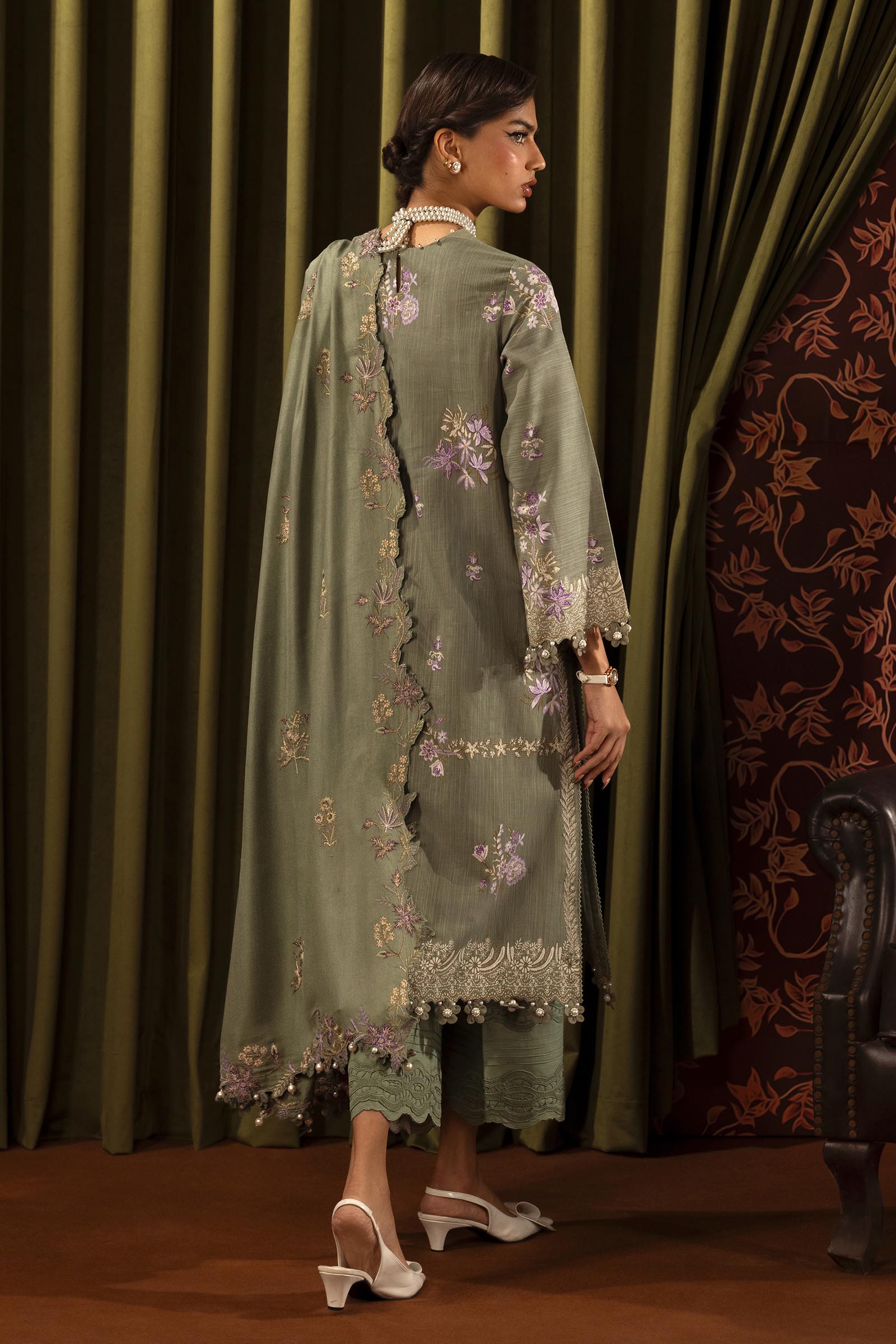 Unstitched 3 Piece Slub Suit