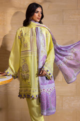 Unstitched 3 Piece Lawn Suit