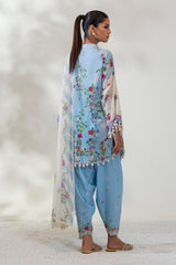 Unstitched Lawn 3 Piece Suit