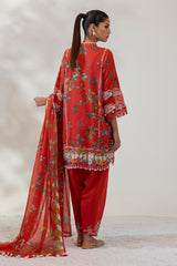 Unstitched Lawn 3 Piece Suit