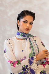 Unstitched Lawn 3 Piece Suit