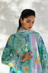 Unstitched Lawn 3 Piece Suit