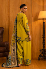 Unstitched Slub Muzlin 3 Piece Suit