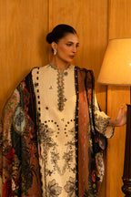 Unstitched Slub Muzlin 3 Piece Suit
