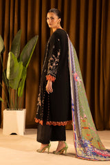 Unstitched Slub Muzlin 3 Piece Suit