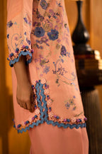 Unstitched Slub Muzlin 3 Piece Suit