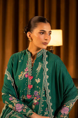 Unstitched Slub Muzlin 3 Piece Suit