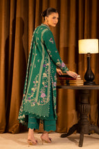 Unstitched Slub Muzlin 3 Piece Suit