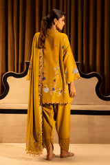 Unstitched Slub Muzlin 3 Piece Suit