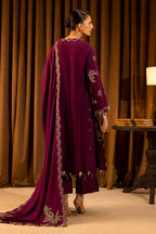 Unstitched Slub Muzlin 3 Piece Suit