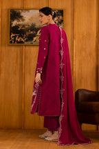 Unstitched Slub Muzlin 3 Piece Suit