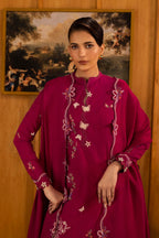 Unstitched Slub Muzlin 3 Piece Suit