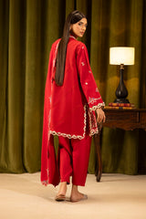 Unstitched Linen Muzlin 3 Piece Suit