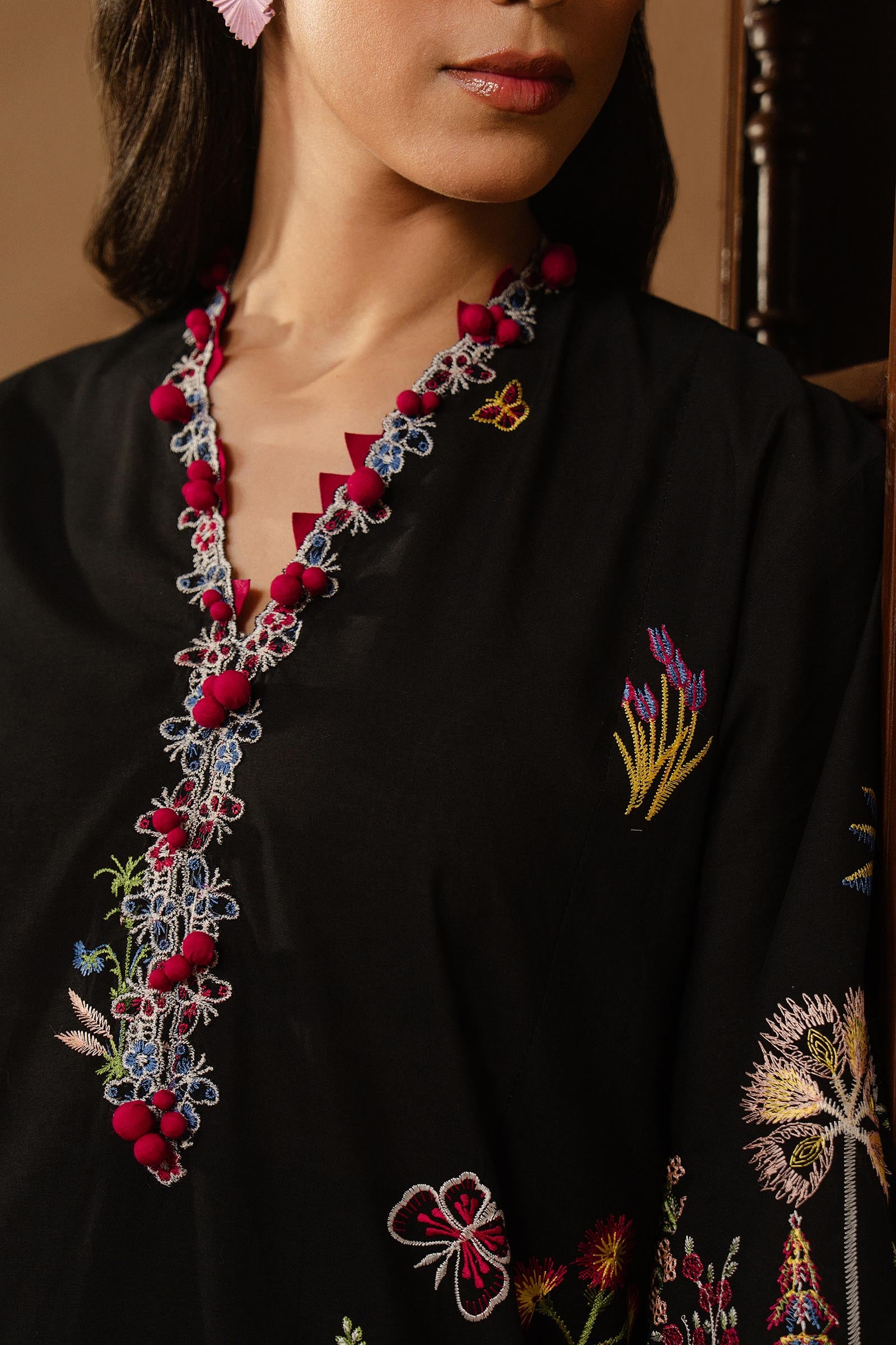 Unstitched Muzlin Lawn 3 Piece Suit