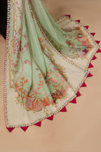 Unstitched Muzlin Lawn 3 Piece Suit