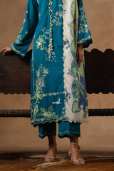 Unstitched Muzlin Lawn 3 Piece Suit