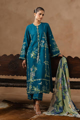 Unstitched Muzlin Lawn 3 Piece Suit