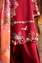 Unstitched Muzlin Lawn 3 Piece Suit