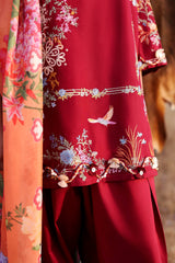 Unstitched Muzlin Lawn 3 Piece Suit