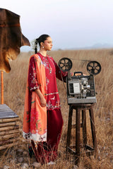 Unstitched Muzlin Lawn 3 Piece Suit