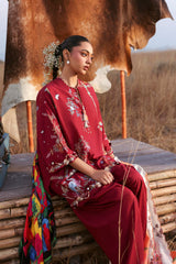 Unstitched Muzlin Lawn 3 Piece Suit