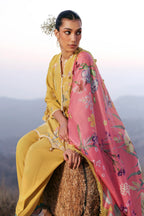 Unstitched Muzlin Lawn 3 Piece Suit