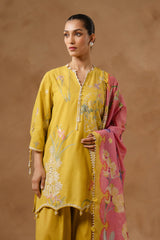 Unstitched Muzlin Lawn 3 Piece Suit