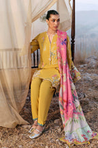 Unstitched Muzlin Lawn 3 Piece Suit