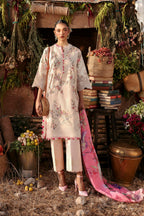 Unstitched Muzlin Lawn 3 Piece Suit