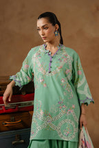 Unstitched Muzlin Lawn 3 Piece Suit