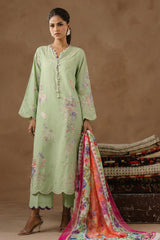 Unstitched Muzlin Lawn 3 Piece Suit