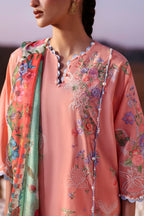Unstitched Muzlin Lawn 3 Piece Suit