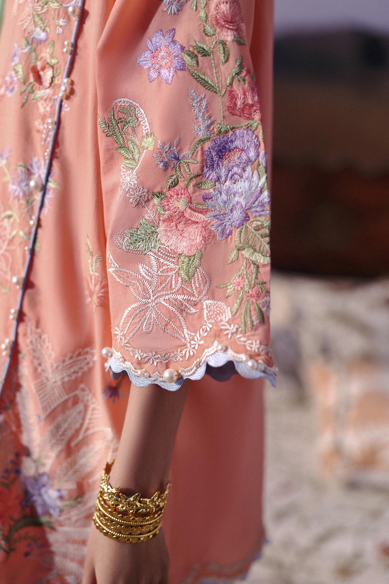 Unstitched Muzlin Lawn 3 Piece Suit
