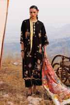 Unstitched Muzlin Lawn 3 Piece Suit