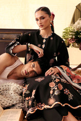 Unstitched Muzlin Lawn 3 Piece Suit