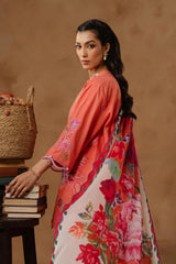 Unstitched Muzlin Lawn 3 Piece Suit