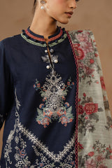 Unstitched Muzlin Lawn 3 Piece Suit