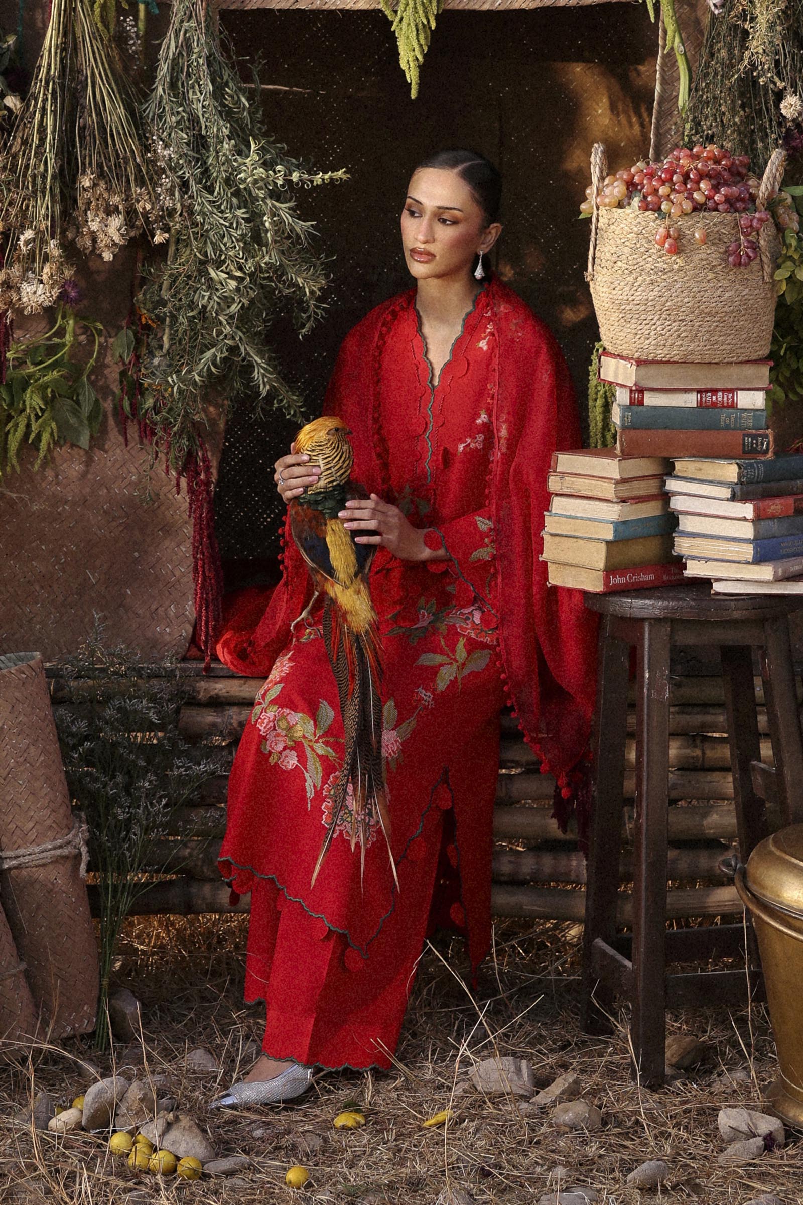Unstitched Muzlin Lawn 3 Piece Suit