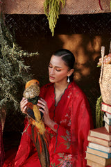 Unstitched Muzlin Lawn 3 Piece Suit