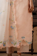 Unstitched Muzlin Woven 3 Piece Suit